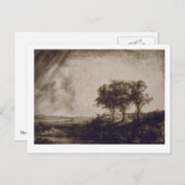 Die drei Bäume Postkarte (Vorne/Hinten)