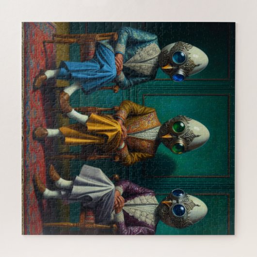 Die drei Beobachter Puzzle (Horizontal)