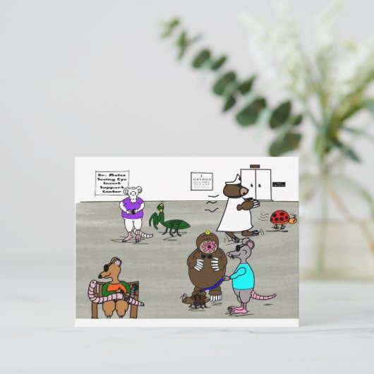 Die drei Blinden Mäuse Postkarte (Stehend Vorderseite)