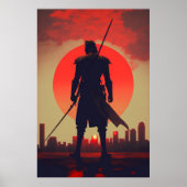 Die drei Farben des japanischen Kriegers Samurai Poster (Vorne)