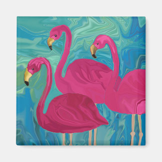 Die drei Flamigos Magnet