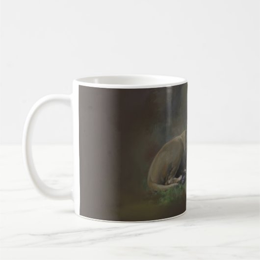 Die drei gesegneten kaffeetasse (Links)