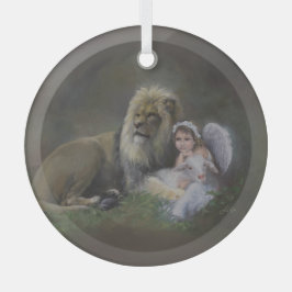 Die drei gesegneten ornament aus glas