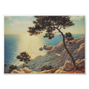 Die drei Gesimse der Französischen Riviera  Fotodruck