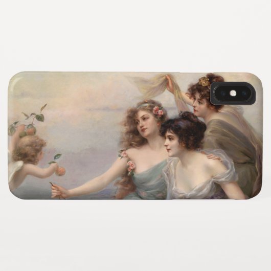 Die drei Gnaden von Edouard Bisson Case-Mate iPhone Hülle (Rückseite (Horizontal))