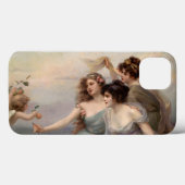 Die drei Gnaden von Edouard Bisson Case-Mate iPhone Hülle (Rückseite (Horizontal))