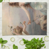 Die drei Gnaden von Edouard Bisson Geschirrtuch (Gefaltet)