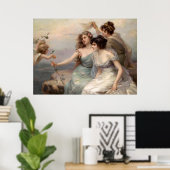 Die drei Gnaden von Edouard Bisson Poster (Heimbüro)