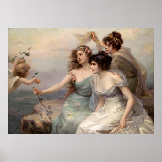 Die drei Gnaden von Edouard Bisson Poster (Vorne)