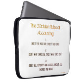 "Die drei goldenen Rechnungslegungsregeln" Laptopschutzhülle (Vorne Rechts)