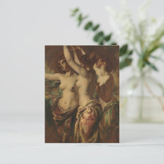 Die drei Graden Postkarte (Stehend Vorderseite)