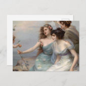 Die drei Graden von Edouard Bisson Postkarte (Vorne/Hinten)