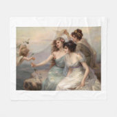 Die drei Grazien von Edouard Bisson Fleecedecke (Vorderseite (Horizontal))