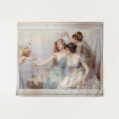 Die drei Grazien von Edouard Bisson Wandteppich (Vorderseite (Horizontal))