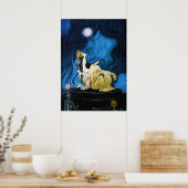 DIE DREI GRUNDZÜGE DES BLAUEN BERGS POSTER (Küche)