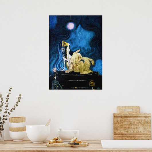 DIE DREI GRUNDZÜGE DES BLAUEN BERGS POSTER (Küche)