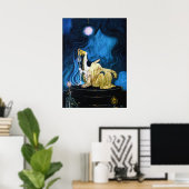 DIE DREI GRUNDZÜGE DES BLAUEN BERGS POSTER (Heimbüro)