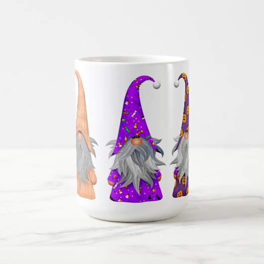 Die drei Halloween-Gnomen Kaffeetasse (Mittel)