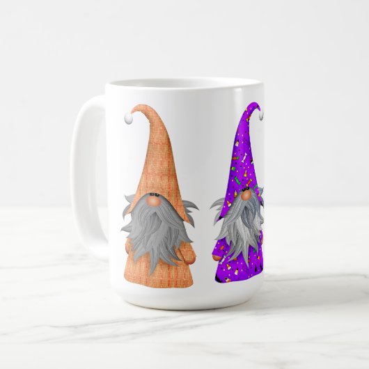 Die drei Halloween-Gnomen Kaffeetasse (Vorderseite Links)