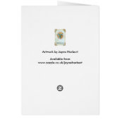 Die Drei Hares-Karte (Hinten)