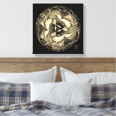 Die drei Hasen Leinwanddruck (Insitu (Schlafzimmer))