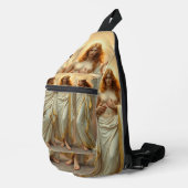 „Die drei heiligen Schutzengel“ Crossbody Bag (Rechte Ecke)