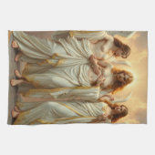 „Die Drei Heiligen Schutzengel“ Geschirrtuch (Horizontal)