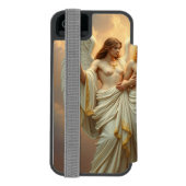 „Die drei heiligen Schutzengel“ Incipio iPhone Geldbeutel-Hülle (Folio Rückseite)