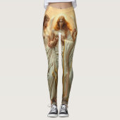 „Die drei heiligen Schutzengel“ Leggings (Vorderseite)