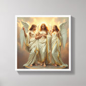 „Die drei heiligen Schutzengel“ Leinwanddruck (Vorderseite)