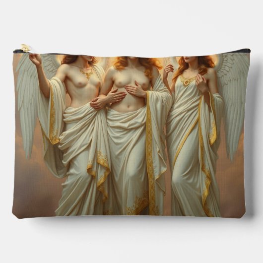 „Die drei heiligen Schutzengel“ Zubehörtasche (Vorderseite)