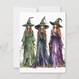 Die drei Hexen Postkarte