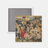 Die drei Jahre eines arbeitenden Mannes, 1895 Magnet (Vorderseite/Rückseite)