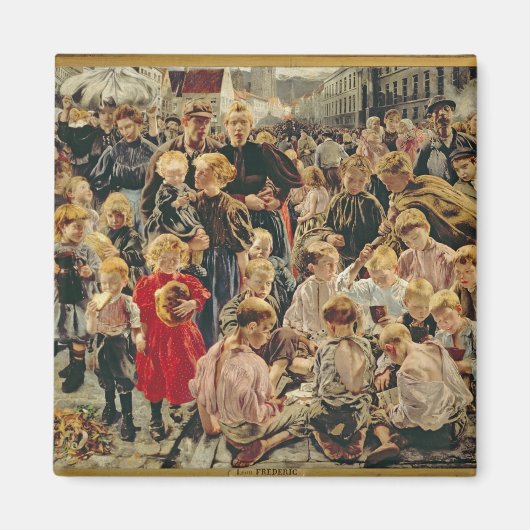 Die drei Jahre eines arbeitenden Mannes, 1895 Magnet (Vorne)