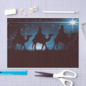 Die drei klugen Männer, die dem Star folgen Seidenpapier (Handwerk)