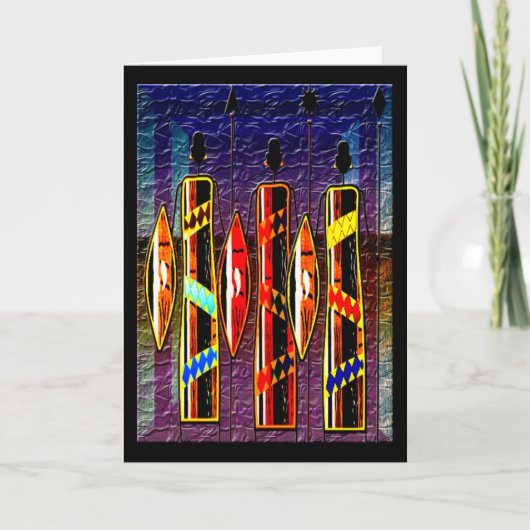 Die drei klugen Männer Karte (Vorderseite)