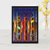 Die drei klugen Männer Karte (Gelbe Blume)