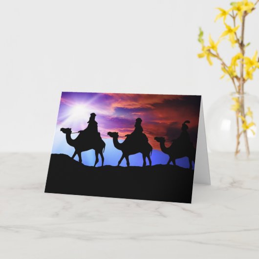 Die drei klugen Männer Karte (Gelbe Blume)