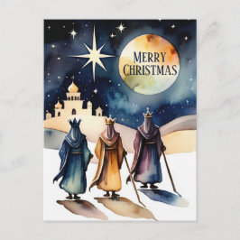 Die drei Könige Christliche religiöse Weihnachten Postkarte