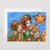 Die drei Könige Postkarte (Vorne/Hinten)