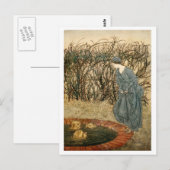 Die drei Leiter des Brunnens Postkarte (Vorne/Hinten)