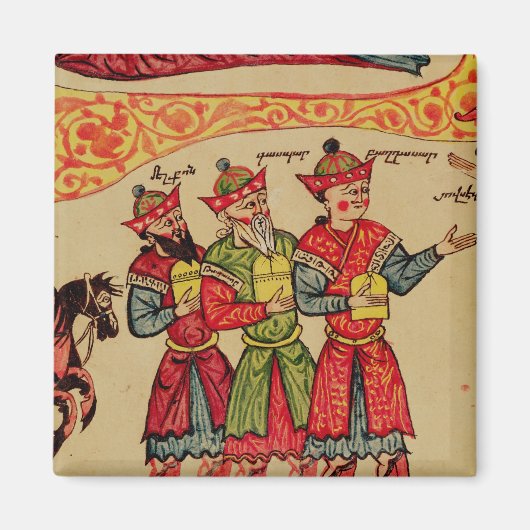 Die Drei Magi, Details aus der Geburt Magnet (Vorne)