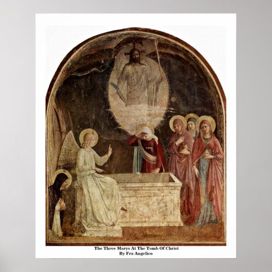 Die drei Marys am Grab Christi Poster (Vorne)