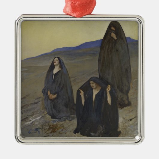 Die drei Marys Silbernes Ornament (Vorne)