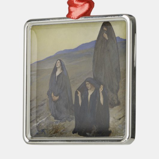 Die drei Marys Silbernes Ornament (Links)