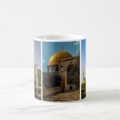 Die drei Moscheen: Makkah Madina Jerusalem Kaffeetasse (Mittel)