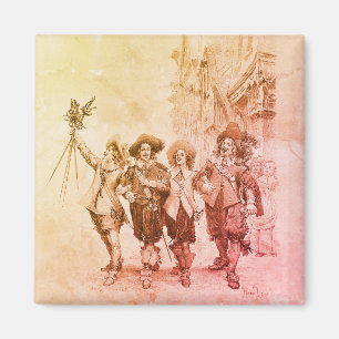 Die drei Musketiere von Alexandre Dumas Magnet