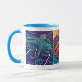 "Die drei Oktoteure!" Original Art Beverage Tasse (Links)