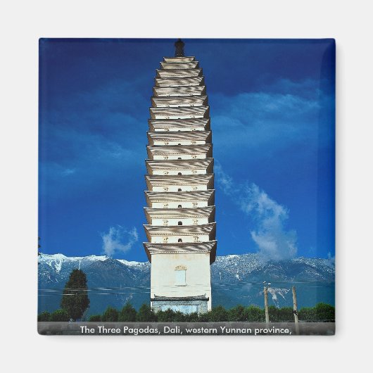 Die drei Pagodas, Dali, Provinz Western Yunnan, Magnet (Vorne)