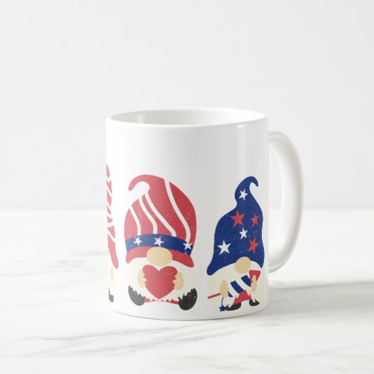 Die drei patriotischen Gnome Kaffeetasse (VorderseiteRechts)